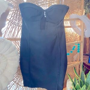 Strapless fashion nova dress